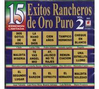 Va-15 Exitos Rancheros de Oro - Vol. 2-15 Exitos Rancheros de