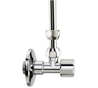 Va Albertoni Rubinetto per cassetta interasse 45 mm 1/2 x 3/8 cromato