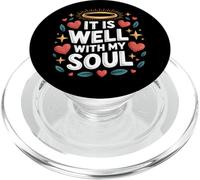 Va bene con la mia anima, carino messaggio positivo, fede PopSockets PopGrip per MagSafe