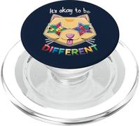 Va bene essere diversi Cat Puzzle Consapevolezza dell'autismo PopSockets PopGrip per MagSafe