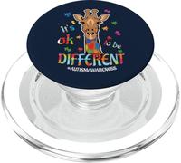 Va bene essere diversi Giraffe Puzzle Autismo Consapevolezza PopSockets PopGrip per MagSafe