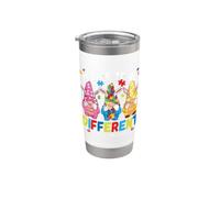 Va bene essere diversi gnomi tenere puzzle consapevolezza autismo Bicchiere termico in acciaio inox doppia parete