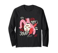 Va bene essere te stesso - Strana Positività Character Art Maglia a Manica