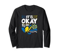 Va Bene Essere Una Piccola consapevolezza della sindrome di Down Extra Maglia a Manica