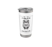 Va bene, I'm Fine Coffee Bat Bicchiere termico in acciaio inox doppia parete