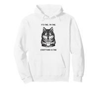 Va Bene I'm Fine Coffee Wolf Felpa con Cappuccio