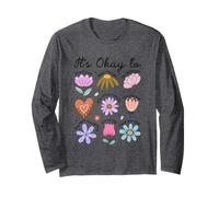 Va Bene la positività della fioritura del Cuore del Fiore Maglia a Manica
