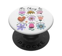 Va bene la positività della fioritura del cuore del fiore PopSockets PopGrip Adesivo