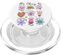 Va bene la positività della fioritura del cuore del fiore PopSockets PopGrip per MagSafe