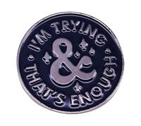 Va bene non diventare - Distintivi smaltati duri per le donne, zaino e abbigliamento decorazione, normale, Metallo non prezioso