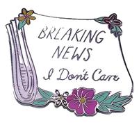 Va bene non essere okay pin zaino collare bavero decorazione, Klein, Metallo non prezioso