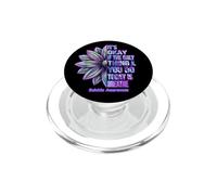 Va bene respirare il fiore della consapevolezza del suicidio PopSockets PopGrip per MagSafe
