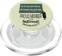 Va bene se non ti piaccio. Non tutti hanno buon gusto. PopSockets PopGrip per MagSafe