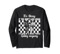 Va Bene se Non Ti Piace Il Giocatore di Scacchi Master Girl Mom Maglia a Manica