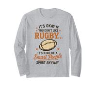 Va Bene se Non Ti Piace Il Rugby è Una Specie di Persone Intelligenti Maglia a Manica