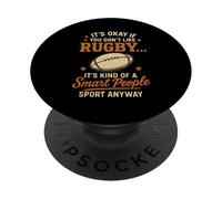 Va bene se non ti piace il rugby è una specie di persone intelligenti PopSockets PopGrip Adesivo