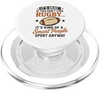 Va bene se non ti piace il rugby è una specie di persone intelligenti PopSockets PopGrip per MagSafe