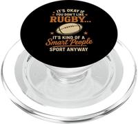Va bene se non ti piace il rugby è una specie di persone intelligenti PopSockets PopGrip per MagSafe