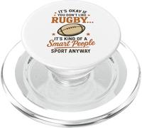 Va bene se non ti piace il rugby è una specie di persone intelligenti PopSockets PopGrip per MagSafe