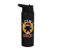 Va bene, sono un ninja per ragazzi e ragazze Ninja Cool Ninja Stainless Steel Insulated Water Bottle
