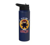 Va bene, sono un ninja per ragazzi e ragazze Ninja Cool Ninja Stainless Steel Insulated Water Bottle
