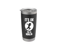 Va bene Sono un Ninja Perfetto Ninja Lover Training Fighter Bicchiere termico in acciaio inox doppia parete