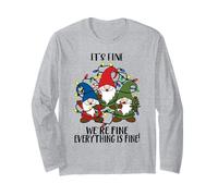 Va Bene, stiamo Bene, va Tutto Bene GNOME Teacher Xmas Maglia a Manica