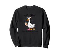 Va Bene - STO Bene - Tutto va Bene - Silly Goose Felpa