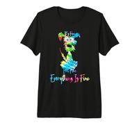 va Bene, STO Bene, va Tutto Bene, Cane, Mamma, papà, Amanti, Tie Dye Maglietta Premium