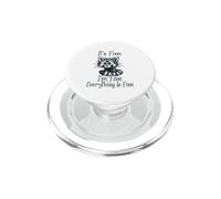 Va bene, sto bene, va tutto bene, divertente meme Red Panda PopSockets PopGrip per MagSafe