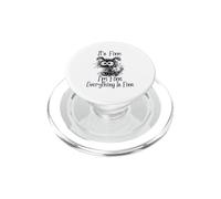 Va bene, sto bene, va tutto bene, divertente meme sugli animali PopSockets PopGrip per MagSafe