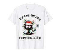 Va Bene, STO Bene, va Tutto Bene, Funny Cat Christmas Maglietta