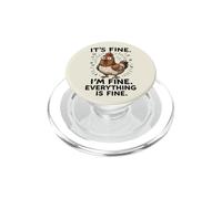 Va bene, sto bene, va tutto bene, Funny Meme Chicken PopSockets PopGrip per MagSafe