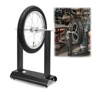 VA-Cerulean Dispositivo di Equilibratura Pneumatici per Moto con Livella Integrata Cono di Centraggio a Distanza Regolabile Nero