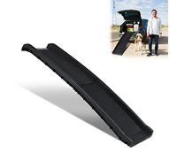 VA-Cerulean Scala per cani, rampa per cani di grandi dimensioni e pesanti, 156 x 40 cm, colore nero