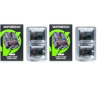 Va.poresso - Luxe X Replacement MESH Pod Cartuccia 5ml Bottom Filling 0.4ohm 0.6ohm 0.8ohm coil For Luxe X Vape No Nicotine (Confezione da 2)