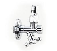 VA rubinetto sottolavabo con filtro a vitone 1/2x3/8 maniglia birilli in ottone