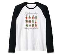 Va Sempre Bene Comprare più Piante Fun Plant Mama Meme Maglia con Maniche Raglan