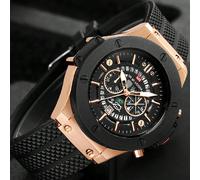 VA VA VOOM sportivo da uomo Orologi con elegante impermeabile Calendario , silicio cinghia , scavato comporre , perfetto per esterno sportivo & decorazioni Tagli UnicaSilicone