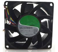 VA300DC V35072-35 DC 12V 0.9A 80x80x38mm 4 Wire Chassis Cooling Fan