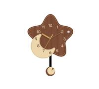 vA5cM7rK orologi appesi Pendulum Wall Clock for Living Room Silent for Home Decor -No Drilling Required(M)
