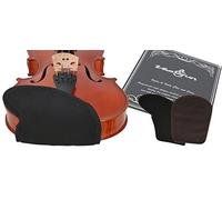 Vaagun copri mentoniera misura S, copre la mentoniera, riduce l'irritazione della pelle, per violino 1/4-1/8, cotone nero