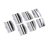 VAAKLM Adesivi per Pulsanti Auto Compatibile con X-Trail per Qashqai Auto Porta Interna Pannello Bracciolo Car Styling Finestra Vetro Bottoni di Sollevamento Adesivi per Coperture Trim Ricambi Auto