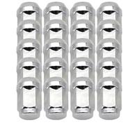 VAAKLM Compatibile con Jeep per Cherokee per XJ 1984-2013 20X Dadi per Ruote in Acciaio per Auto da 1/2 "-20 Bulloni Conici da 60 Gradi Bulloni per Ruote in Acciaio da 32 Mm Bulloni Cerchio Ruota