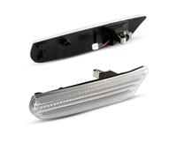 VAAKLM Compatibile con Porsche per Boxster 986 per 996 911 2 Pezzi Dinamici Indicatori di Direzione Laterali Indicatori di Direzione Lampade Segnale Luminoso svolta(Silver)