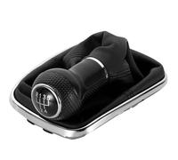 VAAKLM Pomelli cambio manuale Compatibile Con Jetta 1999 2000 2001 2002 2003 2004 Accessori Interni 5/6 Velocità 12mm Pomello Del Cambio Leva Shifter Ghetta Boot
