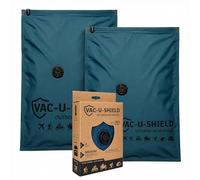 Vac-U-Shield Set 2 Sacchetti Sottovuoto Salvaspazio Outdoor Blu 56x40 cm