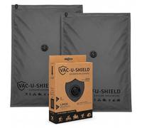 Vac-U-Shield Set 2 Sacchetti Sottovuoto Viaggio Outdoor Grigio 86x60 cm