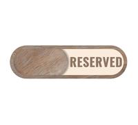 Vacant Bathroom Sign, Do Not Disturb Sign, Sliding Vacant Reserved, Changeable Private Indicator, Wooden Decoration, Ideal for Lactation Room, Hotel, Home Office