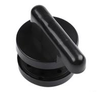 Vacant Engaged - Serratura per WC con indicatore rotondo, 53 mm, colore | Display trasparente rosso verde, mostra lo stato della stanza istantaneamente, previene errori di ingresso